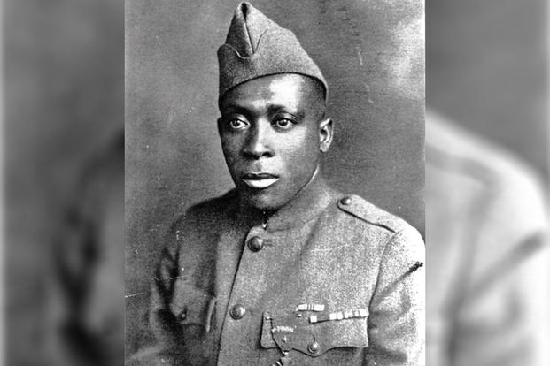 Henry Lincoln Johnson in uniform, circa 1917 (U.S. Army)