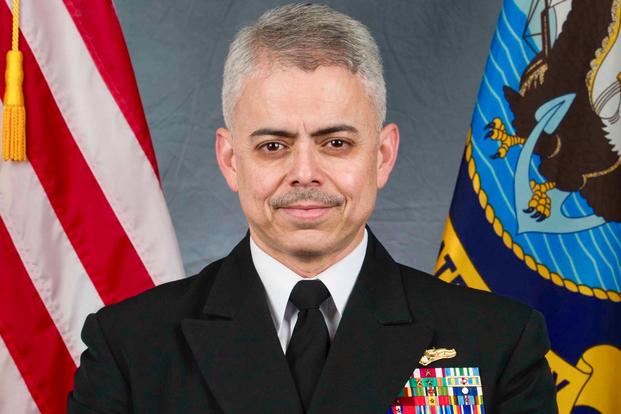 Cmdr. Jesus Cordero, commanding officer of Naval Computer and Telecommunications Station Sicily, Italy, was relieved of command Sept. 27. (Navy photo)