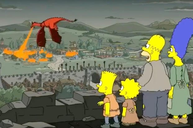 The Simpsons' Prediction for the end of Game of Thrones