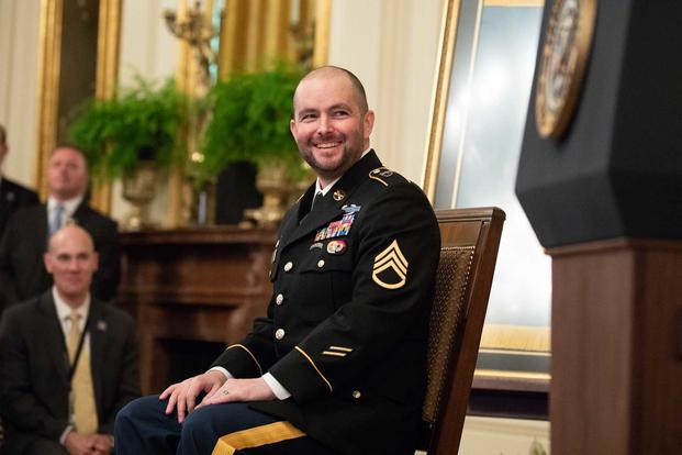 Medal of Honor ceremony for retired U.S. Army Staff Sgt. Ronald J. Shurer II.