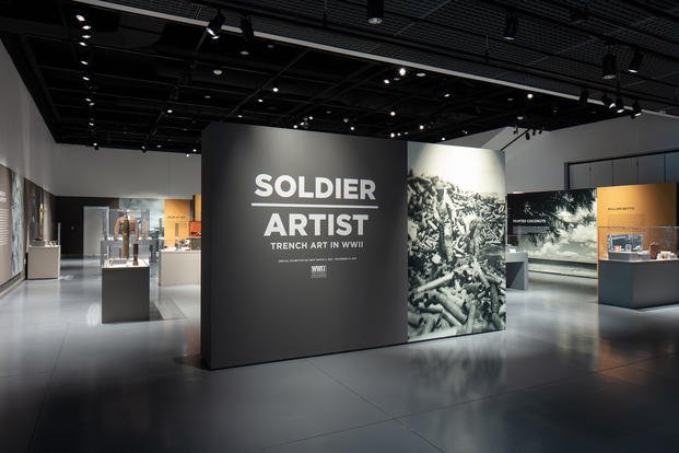 Soldier Artist: Trench Art in World War II (National World War II Museum) Soldier Artist Exhibit World War II Museum