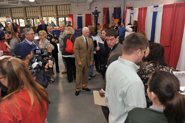 The seventh annual Operation Hire a Hoosier Vet Job Fair took place at the Indiana State Fairgrounds.