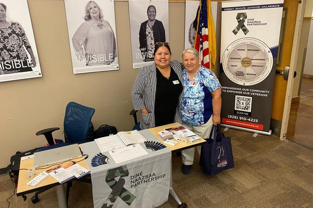 The Diné Naazbaa Partnership, serving the Navajo Nation, is one of five branches connected to the America’s Warrior Partnership, a nonprofit that tries to combat veteran suicide.