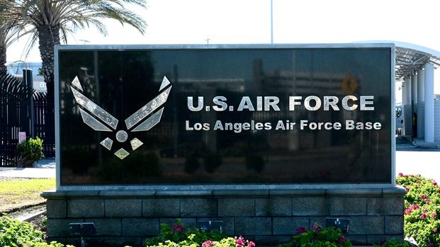 Los Angeles Air Force Base Sign.