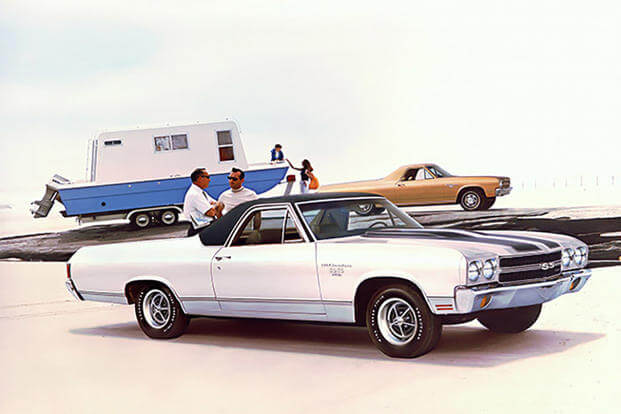 The Chevy El Camino served as the U-2 chase car for two decades. 