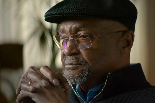 Malik Edwards, a U.S. Marine Corps veteran who later leaves the war the joins the Black Panther Party, in “Vietnam: The War That Changed America.” Apple TV+