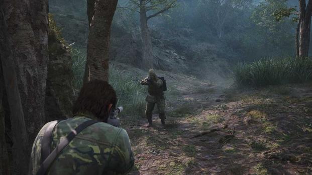 Shooting enemies in Metal Gear Solid Delta Snake Eater