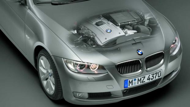 2007 bmw 335i engine silver