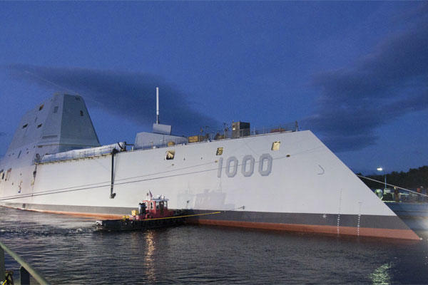 The USS Zumwalt. Navy photo