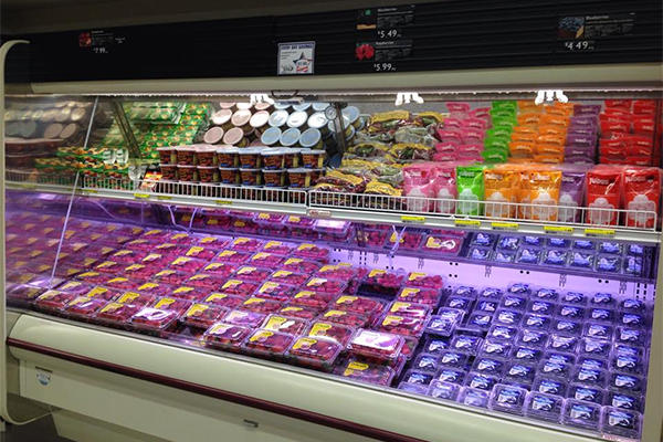 A reorganized area of the Orote commissary produce section on Naval Base Guam. Military.com photo