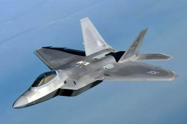 The Air Force's F-22 Raptor seeks to combine stealth technology with advanced speed, manueverability and weaponry. (Photo Credit: U.S. Air Force)