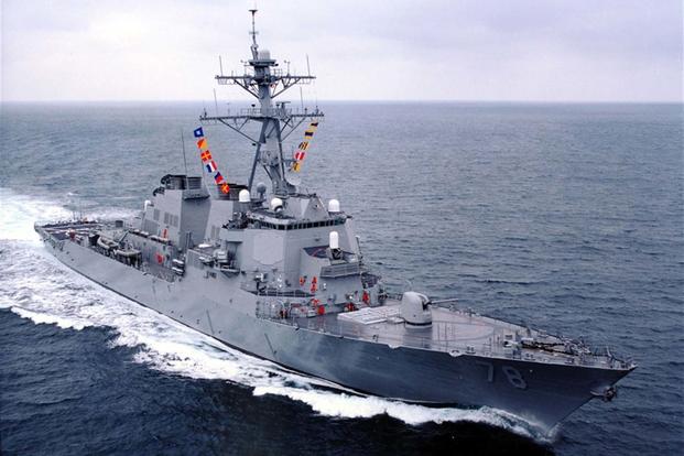 The Arleigh Burke-class destroyer USS Porter (DDG-78) (Navy Photo)