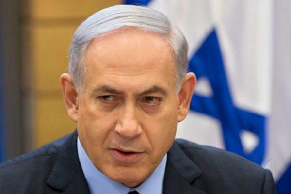 In this Dec. 3, 2014, file photo, Israeli Prime Minister Benjamin Netanyahu speaks during a faction meeting at the Knesset, in Jerusalem (AP Photo/Sebastian Scheiner, File)