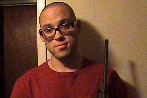 Chris Harper Mercer, the alleged gunman in the Oregon shootings. He had captioned this photo: ‘Me, holding a rifle.’ Myspace photo