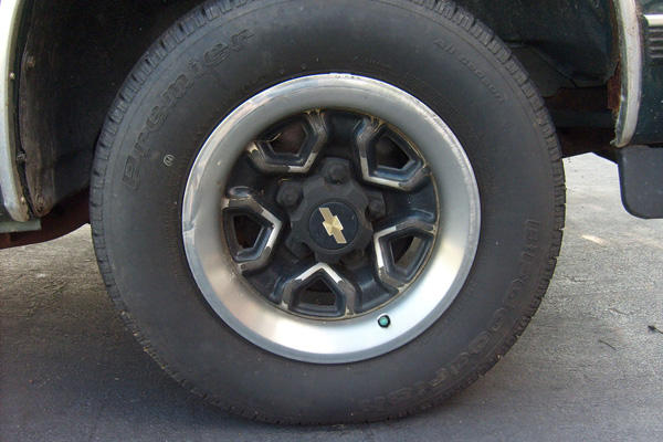 A spare tire