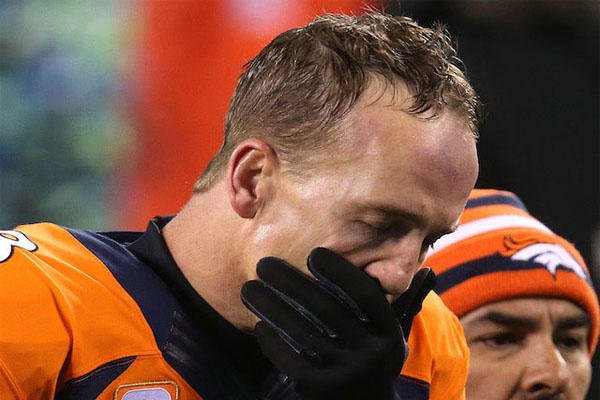 Peyton Manning disappointed