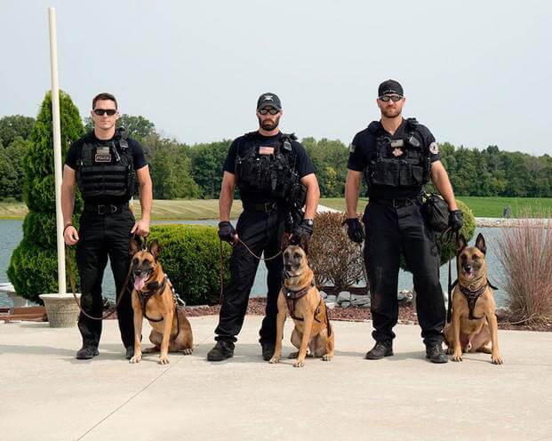 Secret Service dogs and handlers train extremely hard together Photo courtesy of the US Secret Service).