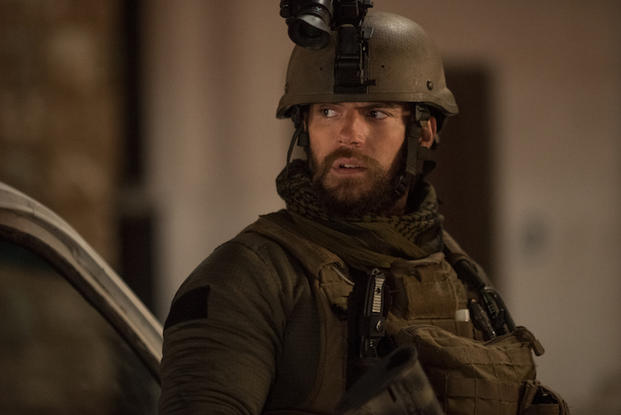 Henry Cavill as Captain Syverson in Sand Castle (photo courtesy Netflix)