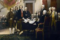 Fourth of July "The Declaration of Independence" by John Trumbull