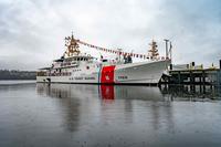 U.S. Coast Guard commissions CGC Melvin Bell at the Coast Guard Academy