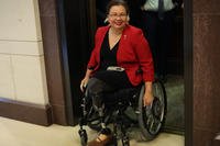 Sen. Tammy Duckworth, D- Ill., said she was “disgusted” by the administration’s decision to organize a briefing only for Republicans: “This is ridiculous. This is not how we will operate in the Senate.” (Kevin Dietsch/Getty Images/TNS)