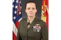 Lt. Col. Jennifer Grieves, 45, was relieved from command of Marine Heavy Helicopter Squadron 474 due to a loss of trust and confidence in her ability to continue to lead. (Marine Corps photo)