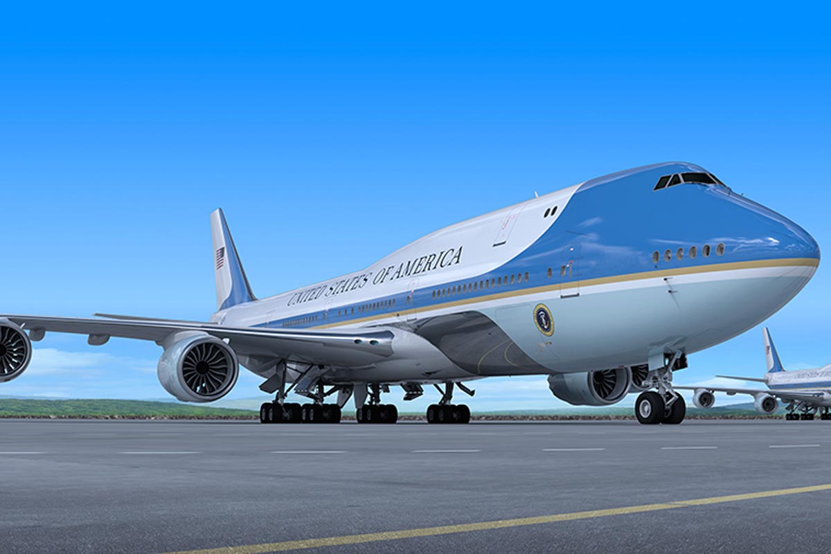 new paint job air force one