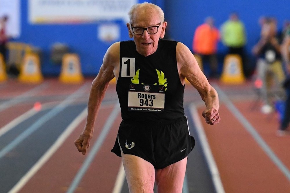 100YearOld Runner, a World War II Vet, Sets 5 New World Track Records