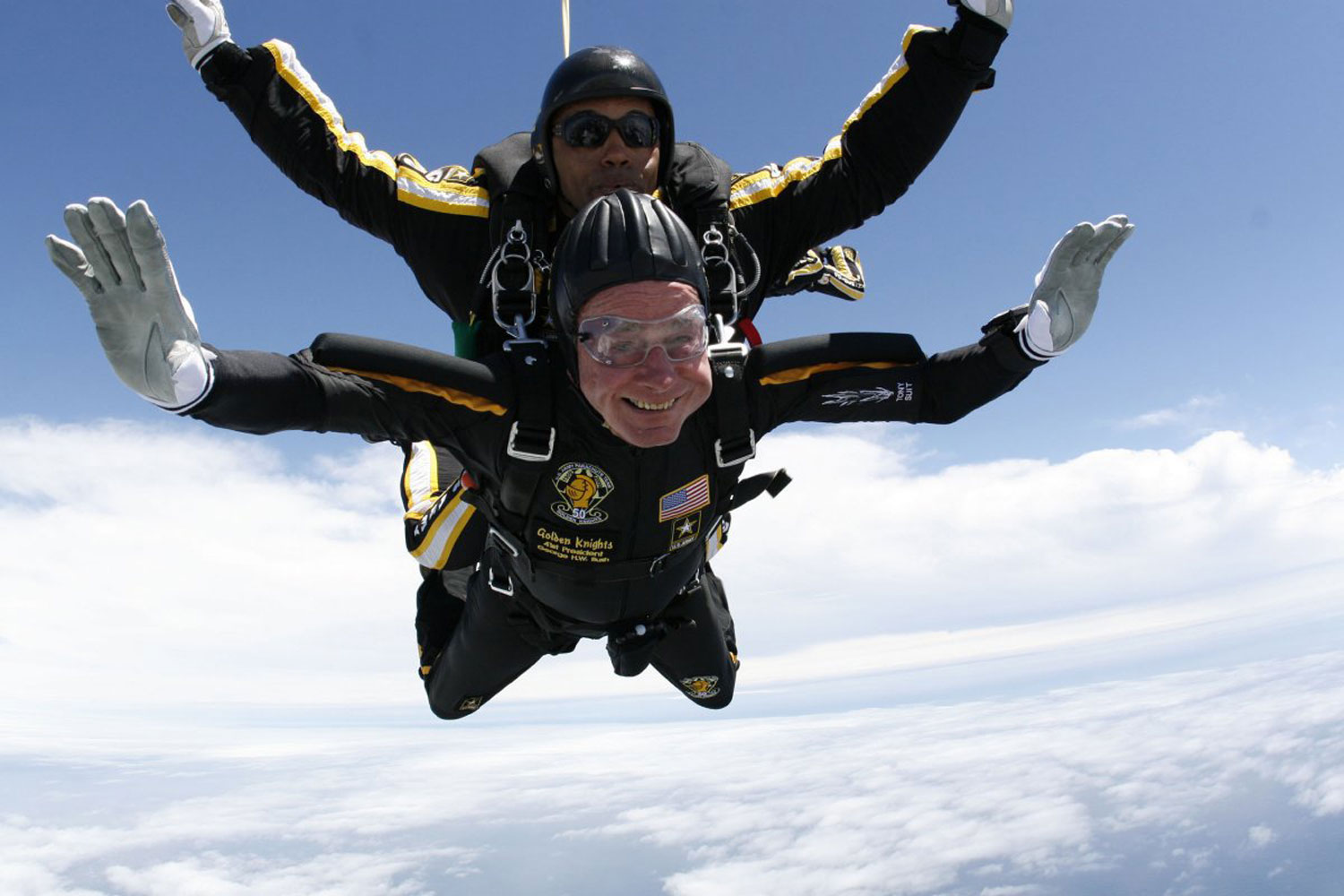 Retired Gen. Shelton: George H.W. Bush Nearly Died in Skydiving Accident