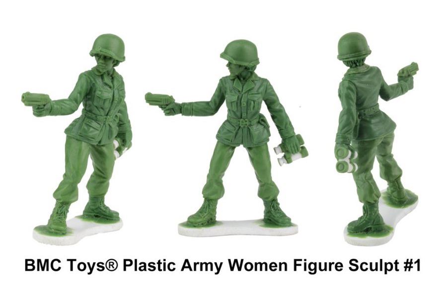 Female Figurines Will Join the Ranks of the Iconic Green Army Men