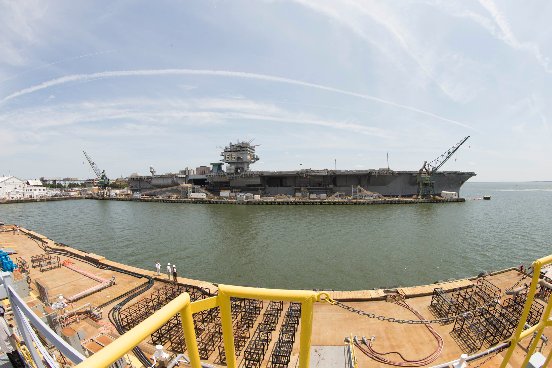 Enterprise Moves So Newport News Shipbuilding Can Upgrade 80YearOld