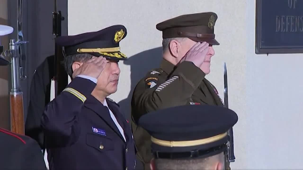 Milley Welcomes Japanese Counterpart to Pentagon