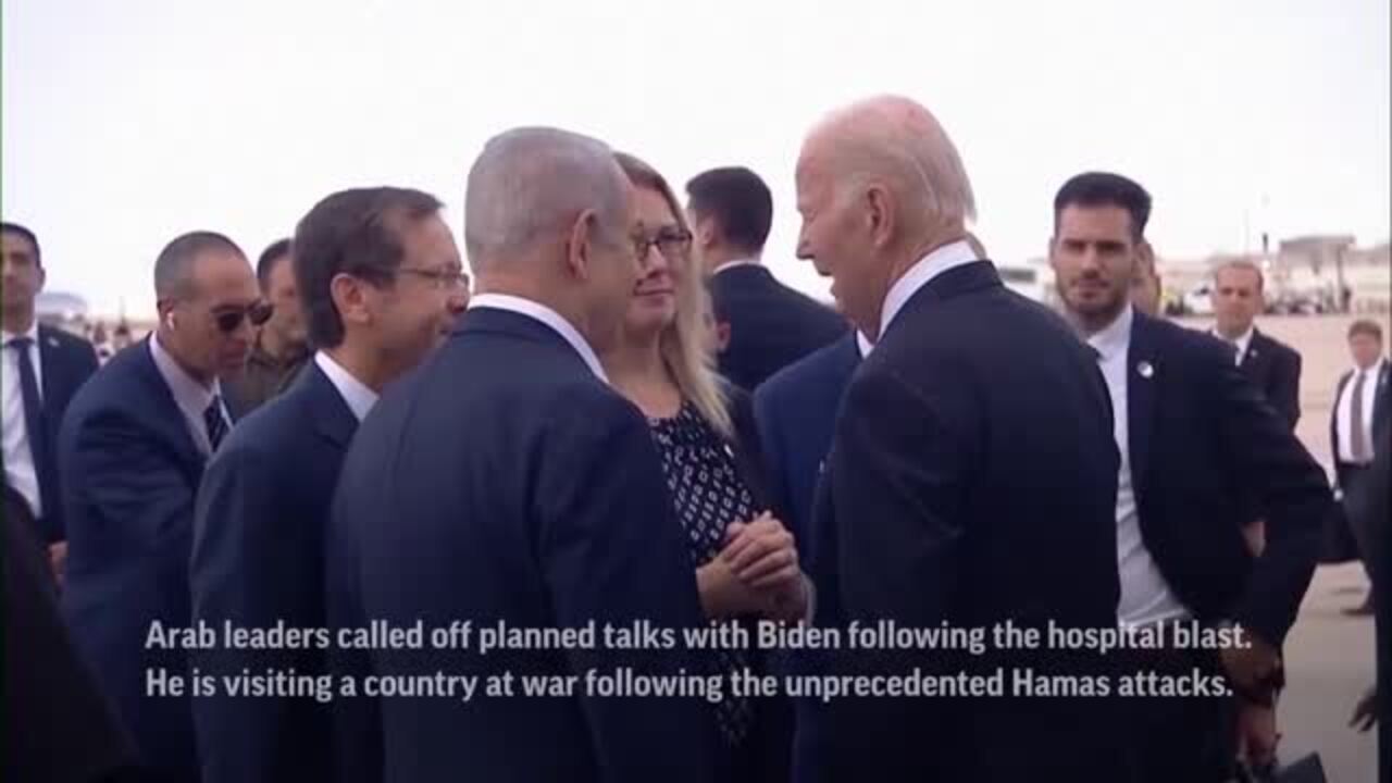 Biden Arrives in Israel on High Stakes Trip