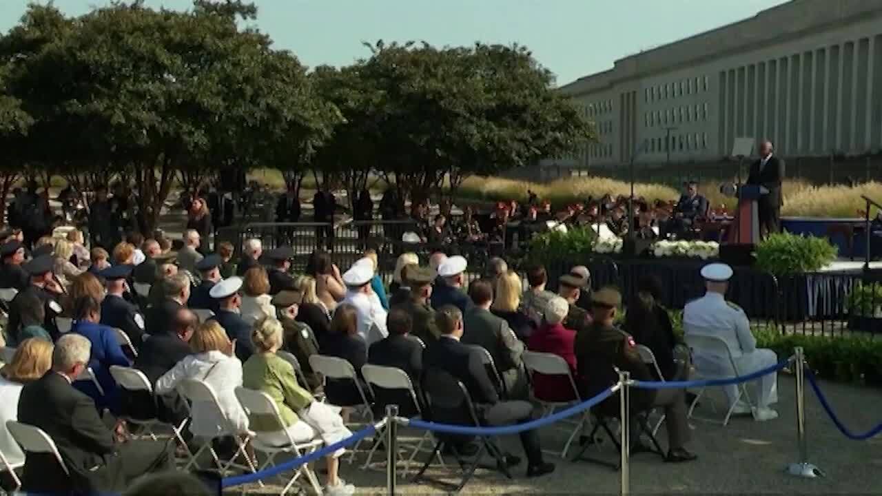 Solemn Ceremony Held Outside Pentagon to Remember 9/11