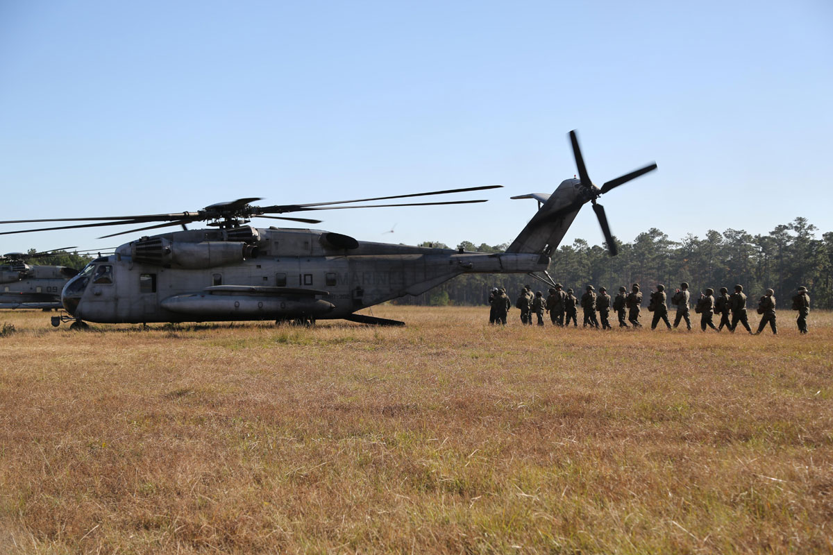 US MARINE CORP USMC CH-53 Sea Stallion helicopter 5X7 PHOTOGRAPH 