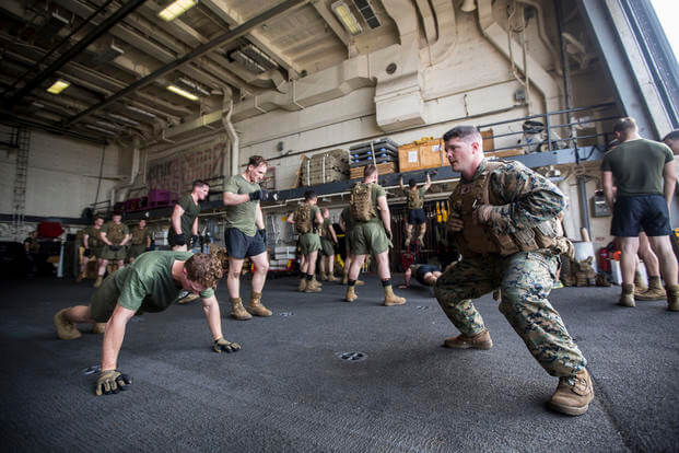 Army training workout 
