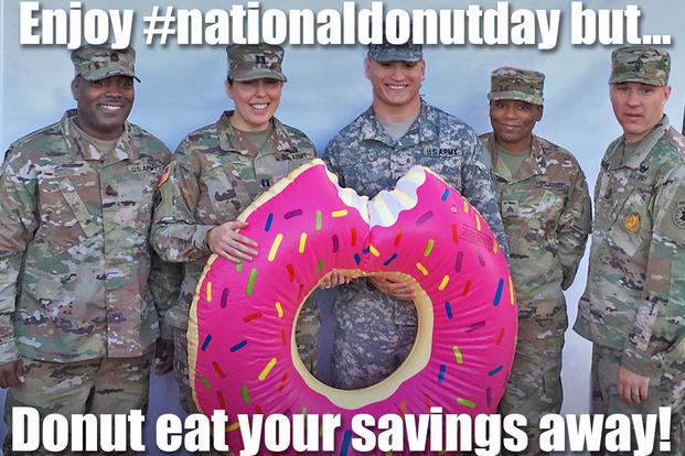 National Donut Day TSP Campaign (DoD/Alison Maruca)