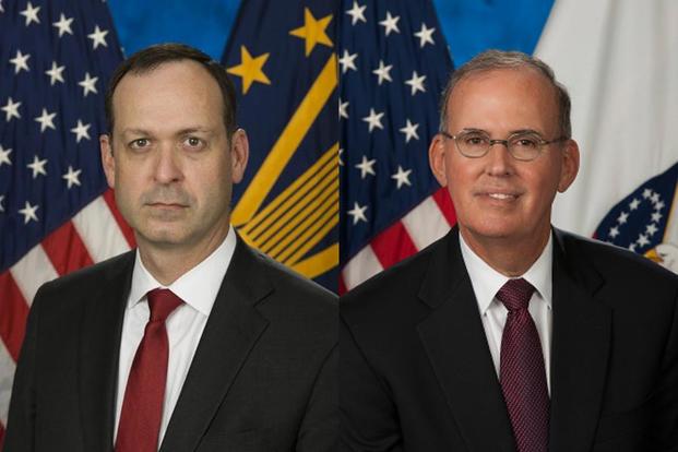 Acting Secretary of the Department of Veterans Affairs Peter O’Rourke (left) and Inspector General of the Department of Veterans Affairs Michael J. Missal (Images: Dept. Of Veterans Affairs)