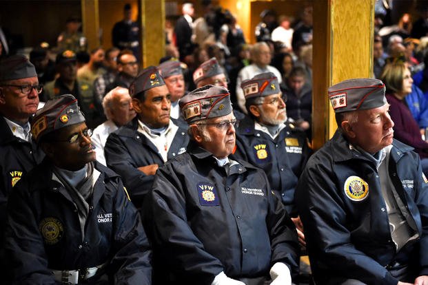 Veterans of Foreign Wars Post 9644 members attend Veterans Day ceremony
