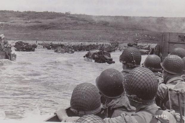 American troops approach Omaha Beach on June 7. (Photo: The National WWII Museum)