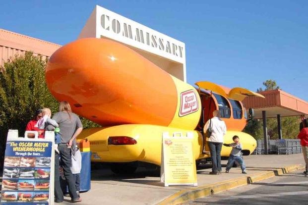 The Wienermobile on Edwards AFB