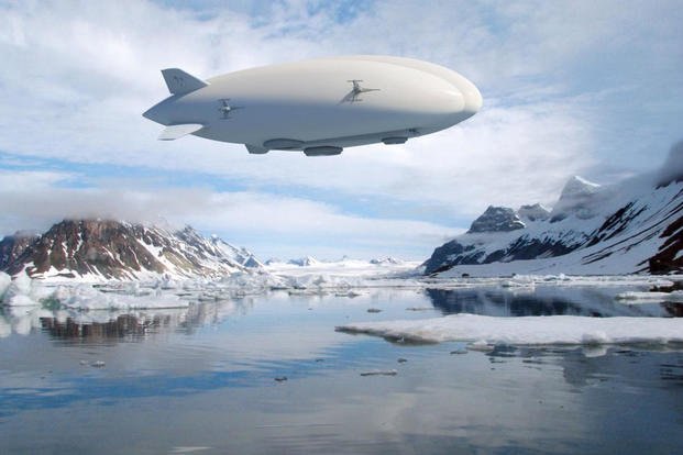 Test blimp crashes on first remote-controlled flight