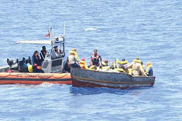 The Coast Guard has a long history of interdicting migrants at sea
