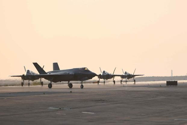 The 421st Fighter Squadron arrived at Al Dhafra Air Base, United Arab Emirates.