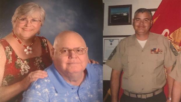 retired Marine Master Gunnery Sgt. Jim Warehime and wife, Ginger
