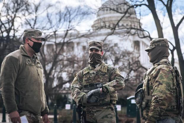 Michigan National Guard at the U.S. Capitol