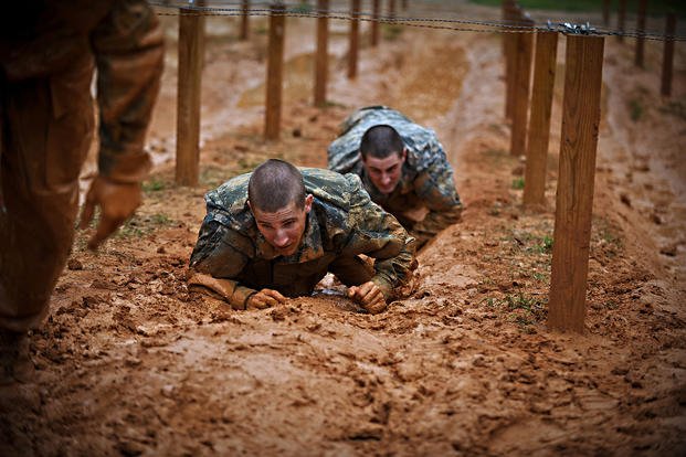 Getting in shape for basic training new arrivals