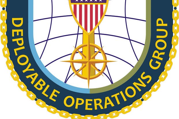 The logo for the Deployable Operations Group is shown.