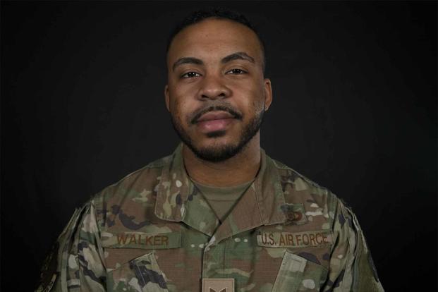 Tech. Sgt. Michael Walker helped save 28 people during active shooter incident.