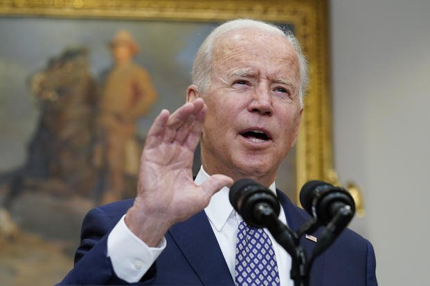 President Joe Biden speaks about the situation in Afghanistan 